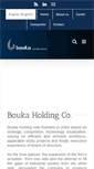 Mobile Screenshot of boukaholding.com