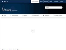 Tablet Screenshot of boukaholding.com